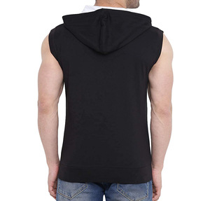 Hoodie sans manches pour homme - Léger et respirant, idéal pour la musculation et le fitness - Product Image 2