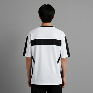 เสื้อยืดผู้ชายทรงบ็อกซี่ แขนเสื้อแบบดรอปโชว์เดอร์ ผ้าฝ้าย 100% หนัก 180 GSM สวมใส่สบายๆ ในฤดูร้อน สไตล์สตรีทแวร์ ขายดี รับสกรีนโลโก้ได้รวดเร็ว - Product Image 5