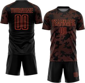 Ensemble d'uniformes de football personnalisés, maillot de football respirant à manches courtes, tenue d'équipe pour adultes, jeunes et enfants, kit sportif par sublimation - Product Image 5
