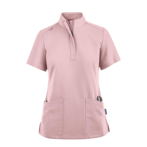 ชุดยูนิฟอร์มพยาบาลขากว้างสำหรับผู้หญิงเสื้อขัดโลโก้/ออกแบบได้ตามต้องการ - Product Image 2