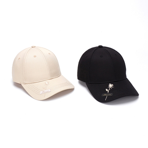 Wholesale Rose Embroidery Brim High Fashion Outdoor Activities Women <b>Men</b> Cotton Baseball <b>Cap</b> Sports <b>Cap</b> - Product Image 5