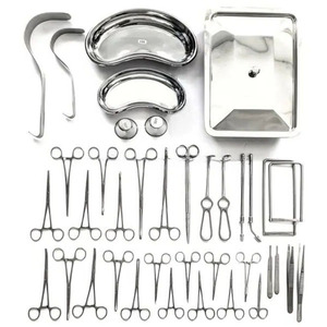38 Piece Manual Appendectomy Hernia Set Stainless Steel Plastic <b>Instruments</b> for Medical Suture Training Abdominal Surgery - Product Image 2