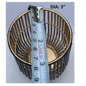 Support de bougie chauffe-plat en fil métallique, best-seller et tendance, porte-bougie votif en fil métallique, charme lumineux et chaleureux, décoration moderne pour la maison - Product Image 4