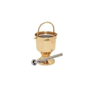 Aspersor de Agua Bendita de Latón para Navidad, Bodas, Artículos Religiosos Cristianos, de una Fábrica India Confiable - Product Image 2