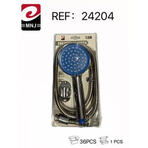 Ensemble de douche rond coloré avec flexible de 1,5 m - Product Image 3