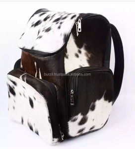 Handmade Hair On Leather <b>Backpack</b> Cowhide Travel School Bag Durable Fashion <b>Backpack</b> for Women Men Premium Quality LHBP-0077 - Product Image 6