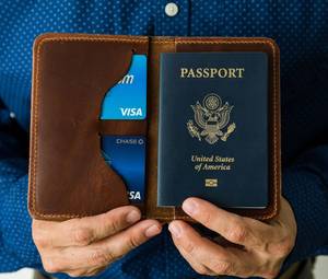 Handmade Full Grain Leather <b>Passport</b> Holder Luxury Travel <b>Wallet</b> Genuine Leather <b>Passport</b> Cover Custom Logo Bulk LPH-0307 - Product Image 5