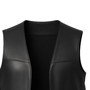 Mens <b>Leather</b> Fringe Vest Cowboy Western <b>Suede</b> Sleeveless <b>Jacket</b> Tassel Biker Festival Rodeo Supplier Premium OEM Apparel - Product Image 4