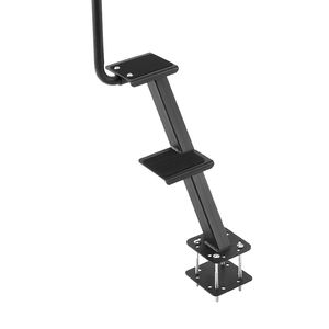 บันไดรถพ่วงเรือเหล็กกล้าคาร์บอนแบบหนา 2 ขั้น พร้อมที่จับกันลื่น ตัวเลือกมุมติดตั้ง 3 แบบ - Product Image 1