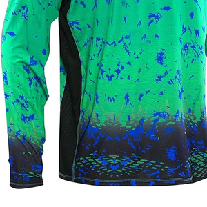 Vêtements de pêche personnalisés avec protection UV UPF 50, chemise de pêche sublimée avec votre propre logo, maillot de pêche respirant OEM - Product Image 6