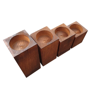 Wooden Handmade <b>Candle</b> Stand FAIZA CRAFT FC-2228 for Home Decoration Christmas and Other Occasions Round Star Heart Shapes - Product Image 6