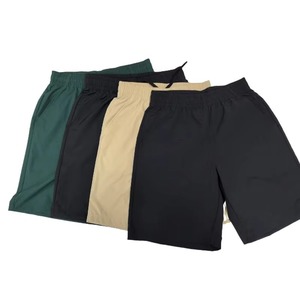 กางเกงขาสั้นลำลองสำหรับผู้ชาย แห้งเร็ว ระบายอากาศได้ดี ผลิตจากโพลีเอสเตอร์ ขายส่ง กางเกงขาสั้นถักสำหรับวิ่ง พิมพ์ลายดิจิทัล ย้อมสีพื้น - Product Image 4