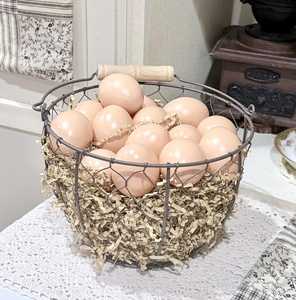 Decorative Wire Egg <b>Basket</b>, Stylish Kitchen Organizer for Counter <b>Display</b> - Product Image 4