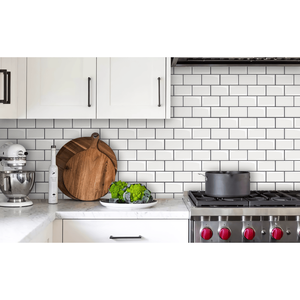 Lot de 10 papiers peints autocollants effet marbre 30x30 cm, céramique émaillée, adhésion facile pour murs et comptoirs de cuisine et salle de bain - Product Image 1