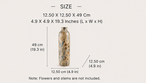 Hot Selling Classic Design Metal <b>Flower</b> Vase Enamel Finished Tabletop Decor Contemporary Handmade Design for Home Decoration - Product Image 5