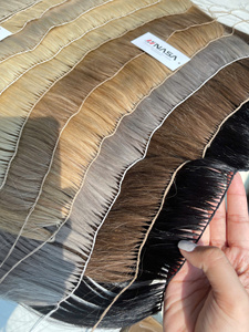 Extensiones de Cabello Virgen Natural de Una Sola Donante Vietnamita, Súper Dobles, de 18, 20 y 22 Pulgadas, Precio de Fábrica - Product Image 5