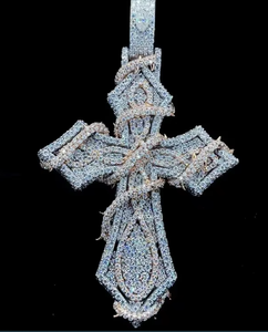 Collier pendentif diamant strass brillant, chaîne cubaine, plaqué or, argent, bijoux colorés pour soirée - Product Image 5