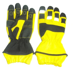Barco <b>Leather</b> Ind Mechanic Work Gloves-Waterproof Anti-Slip Fireproof Touchscreen Enabled % Polyester Fabric - Product Image 4