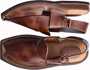 Calzado Deportivo Peshawar Chappal de Moda, Impermeable, Transpirable, de Alta Calidad, en PVC y Cuero Genuino, Duradero - Product Image 3