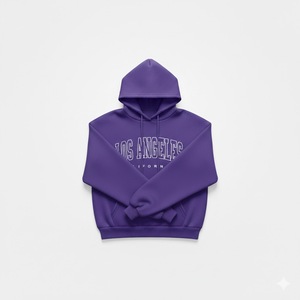 Sudadera con Capucha Unisex de Felpa 100% Algodón, 280g, Invierno, Lavado a la Piedra, Bordada, Transpirable, con Bolsillo Frontal y Logotipo, Tejida, Corte Regular, Estilo Urbano - Product Image 3