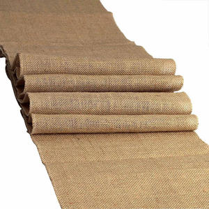 Tissu en toile de jute 100% naturel, écologique, durable, biodégradable, largeur 63 pouces x 100 m, 10 oz / 315 g/m², en rouleau. - Product Image 2