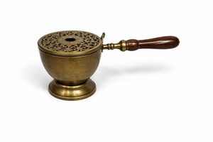 Quemador de incienso árabe personalizable Mubkhar, ecológico, hecho a mano, para bakhoor, con forma de plato circular de metal, para usar en Ramadán. - Product Image 3