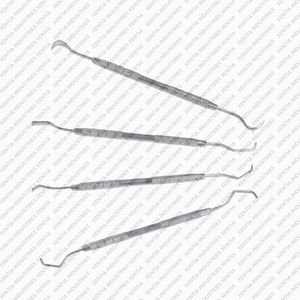 Dental PRF Instruments Kit Set of 4 Periosteal Elevator Implant Surgical Instruments Stainless Steel PRF Kit OEM CE Certified - Product Image 3