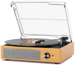 Tourne-disque vintage avec haut-parleurs, lecteur <span class=keywords><strong>de</strong></span> <span class=keywords><strong>vinyle</strong></span> <span class=keywords><strong>de</strong></span> <span class=keywords><strong>luxe</strong></span>, système musical pour disques vinyles, vente en gros - Product Image 1