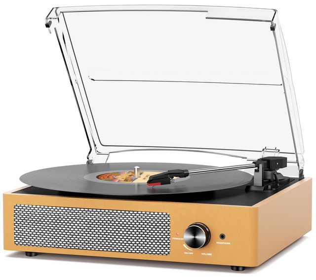 Vintage Record Player with Speakers Luxury Vinyl Player Turntable Giradischi for Vinyl Records Music System Wholesale