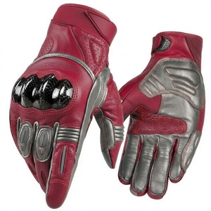 Guantes de Motociclista Clásicos de Cuero Estilo Vintage, Guantes de Cuero Genuino para Motociclistas, Venta al por Mayor para EE. UU. y Europa - Product Image 1