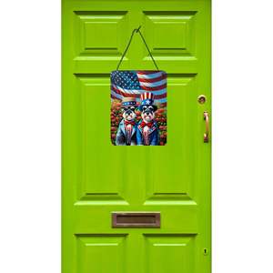 All American Schnauzer Aluminum Metal <b>Sign</b> 12x16 Multicolor Prints New Wall Door Hanging Plaque for <b>Kitchen</b> Home Decor Front - Product Image 2