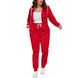 Nouvelle arrivée de survêtement décontracté personnalisé pour femmes 100% coton survêtement adulte Street Wear avec option de taille plus couleur unie 2026 - Product Image 1