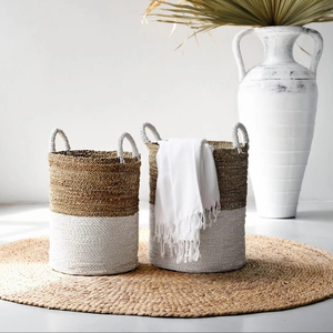 Cesta Redonda de Seagrass - Product Image 1