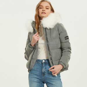 Chaqueta de Invierno Estilo Varsity 2026, Diseño Personalizado, para Mujer, con Bordado en Piel de Oveja, Tejido Transpirable e Impermeable - Product Image 5