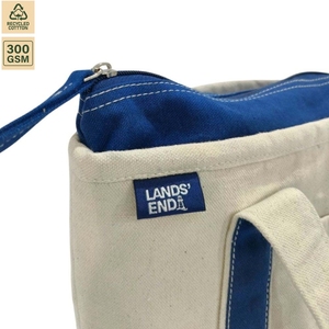 300 GSM Cotton Canvas <b>Insulated</b> Lunch <b>Cooler</b> <b>Bag</b> for Lunch Food Travel Outdoor Use Custom Branding Bulk Wholesale Private Label - Product Image 3