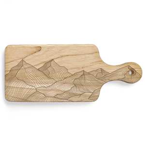 Tabla de Cortar de Madera de la Mejor Calidad, Tabla para Cortar Verduras y Carne, Forma Personalizada con Asa, Tabla de Cortar en Oferta - Product Image 3