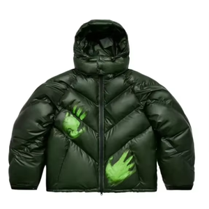 Blouson matelassé thermochromatique unisexe pour enfants, hommes et femmes, imperméable, coupe-vent, à changement de couleur réactif à la chaleur, style streetwear - Product Image 1