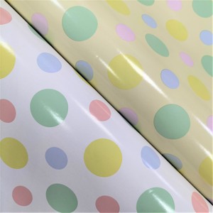 Factory High Quality Premium Eco-Friendly Recyclable Customized polka dot Gift <b>Wrapping</b> <b>Paper</b> Rolls and sheets - Product Image 4
