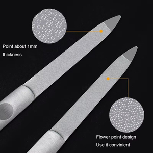 <b>Nail</b> <b>file</b> Mix Of 3 Sizes Of Stainless Steel <b>Nail</b> <b>File</b> Professional Exfoliating Double Sided Sandpaper For Professional - Product Image 6