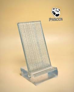 แผงกระจกนิรภัยลามิเนตแบบ FB-01รูปแบบผ้าทอแบบอุตสาหกรรมภายในห้องรับประทานอาหารบันไดกำแพงม่านเรือนกระจก - Product Image 6