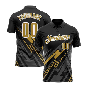 เสื้อโปโลพิมพ์ลายเต็มตัวสำหรับผู้ชาย ผ้าซับลิเมชั่น แขนสั้น ชุดกีฬา โลโก้แบบกำหนดเอง ชุดทีม ขายส่ง - Product Image 1