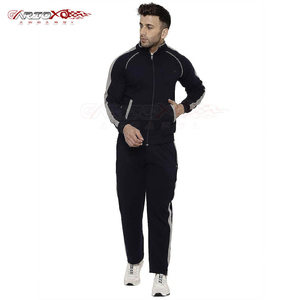 Conjunto Deportivo de Invierno para Hombre, Diseño Personalizado, Corte Ajustado, Rayas, 2 en 1, Ligero, Poliéster y Algodón, Venta al Por Mayor, OEM - Product Image 2
