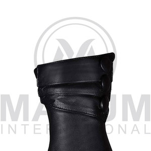 New Fashion Dressing Gloves Winter Outdoor Custom Design Full Finger 100% Pure Leather Gloves - Product Image 6