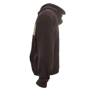 Sweat à capuche zippé intégral personnalisé OEM en polaire/tissu éponge français, respirant, épais, avec logo imprimé en relief, pour l'automne et l'hiver - Product Image 1
