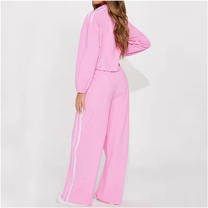 Conjunto Deportivo Cortavientos para Mujer, Ligero, Informal, Tejido Transpirable, Ajuste Cómodo, Diseño Moderno - Product Image 4