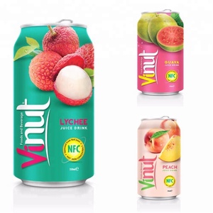 Jugo de lichi de Vietnam en lata de 330ml - Product Image 1