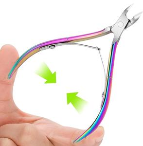 Outils de manucure professionnels en acier inoxydable, coupe-ongles incurvé pour les doigts, pince à cuticules - Product Image 4