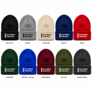 Iron Mark Industry <b>Beanie</b> Hat Unisex Adult Knit Winter Breathable & Waterproof 100% <b>Wool</b> Casual Wear 58-60CM Stretch Fit - Product Image 6