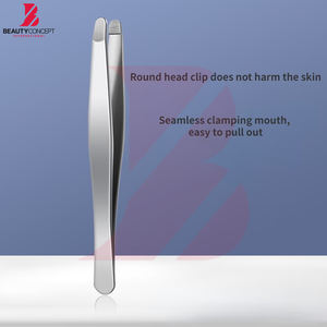 Pinzas de Belleza con Diseño Moderno y Estampado, 2026, Nueva Tendencia, Extractor de Cejas de Alta Precisión con Punta Inclinada para un Cuidado Profesional - Product Image 4