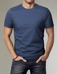 เสื้อยืดคุณภาพสูงสำหรับทุกเพศ ผลิตจากผ้าฝ้ายพรีเมียม 100% เสื้อยืดคอกลมสำหรับผู้ชาย ผ้าฝ้ายเนื้อหนา รับสกรีนโลโก้ - Product Image 5